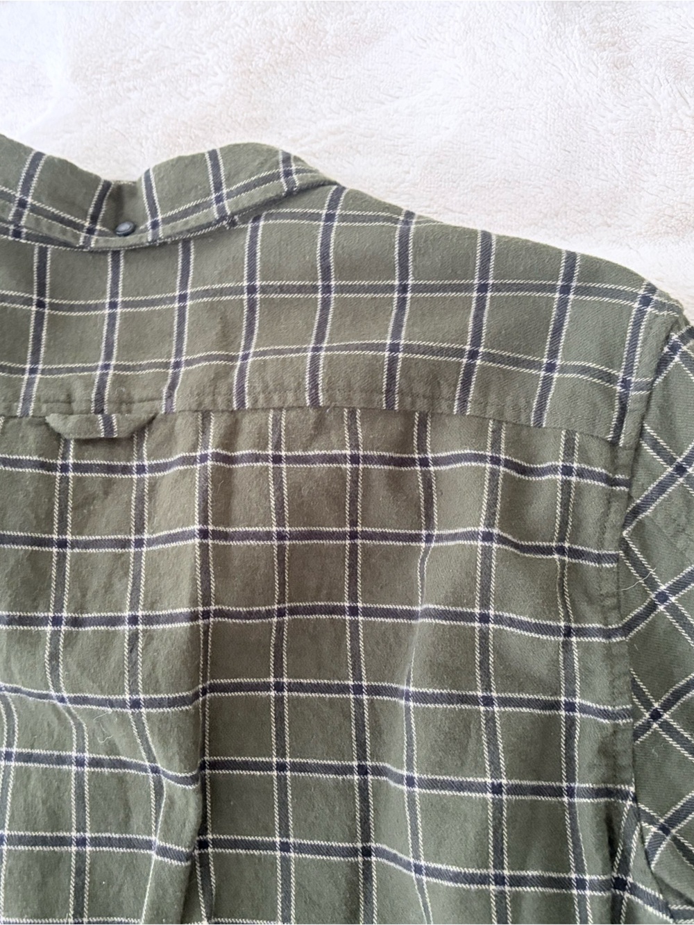 Fjallraven Men’s Flannel Shirt - Forest Green - M - Picture 6 of 8